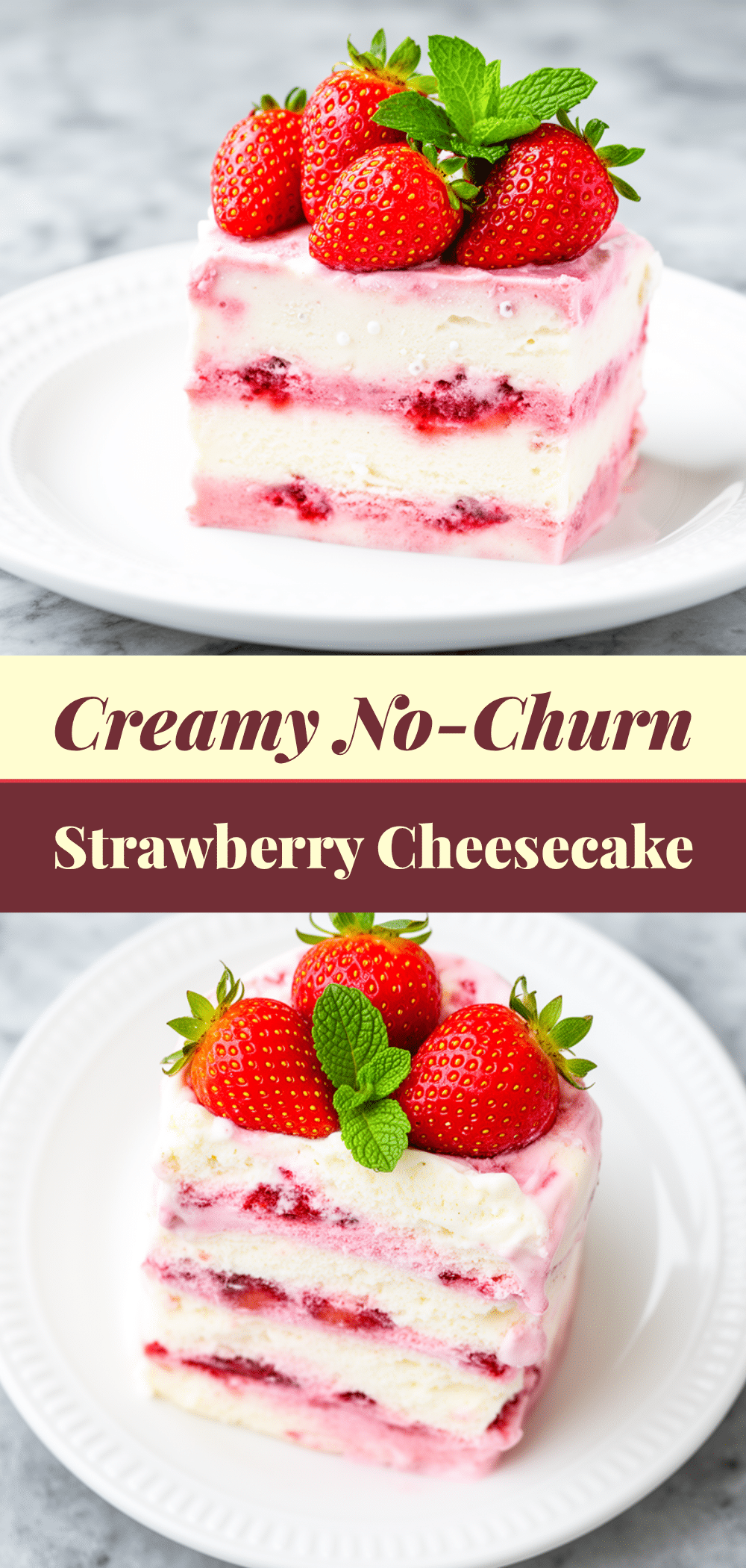 No-Churn Strawberry Cheesecake Ice Cream: Easy Summer Party Treat 5 no-churn strawberry cheesecake ice cream recipe