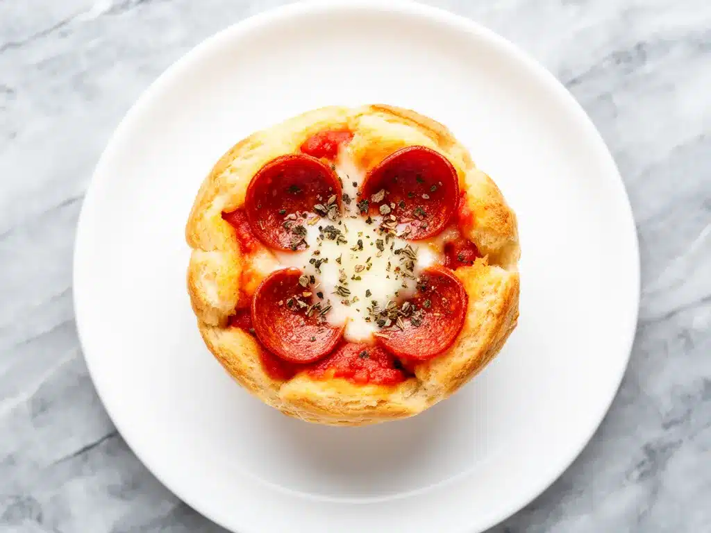Back-to-School Pepperoni Pizza Lunchbox Muffins: 6 Easy Batch Cook Tips 4 Pepperoni Pizza Lunchbox Muffins preparation steps