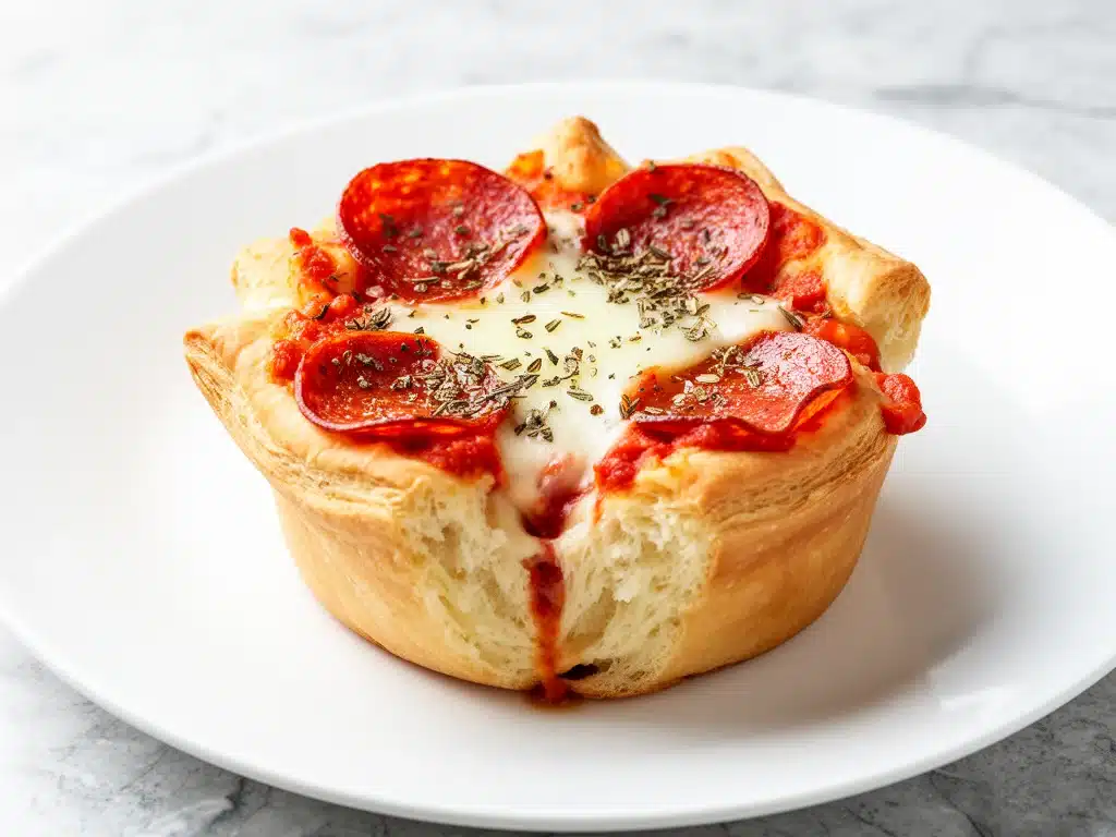 Home 2 Pepperoni Pizza Lunchbox Muffins - featured image