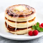 ricotta cinnamon roll pancakes - featured image