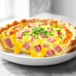 Savory Ham and Cheese Breakfast Quiche - featured image