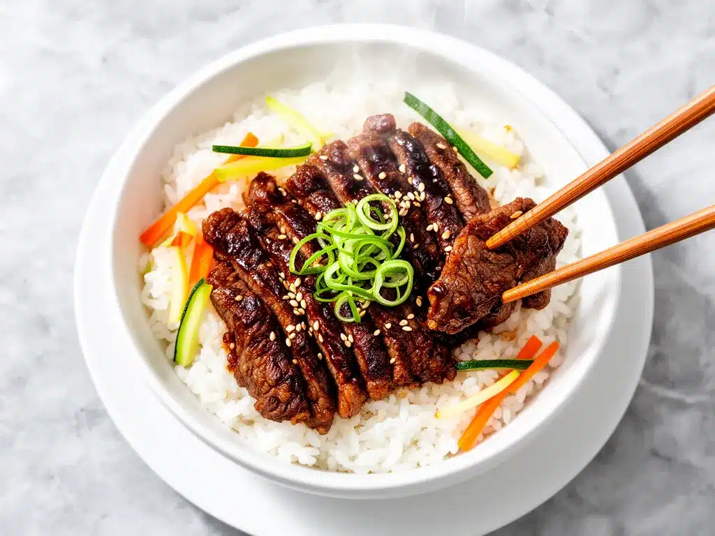 Slow Cooker Korean Beef Bulgogi Bowls: 5-Ingredient Easy Meal 4 slow cooker korean beef bulgogi bowls preparation steps