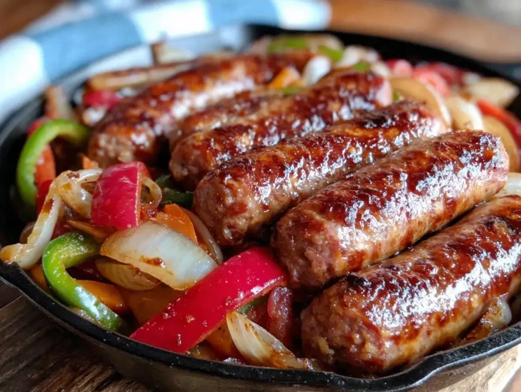 Home 2 smoked sausage and pepper skillet - featured image