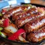 smoked sausage and pepper skillet - featured image