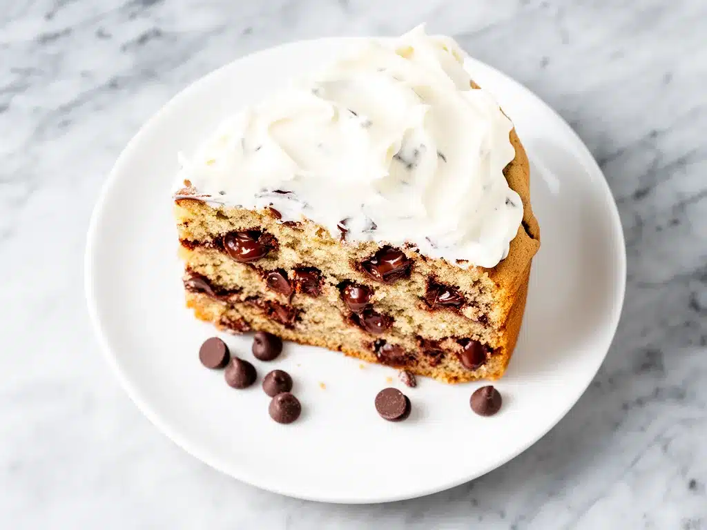 Soft Chocolate Chip Cookie Cake: Best Homemade Frosting 4 soft chocolate chip cookie cake preparation steps