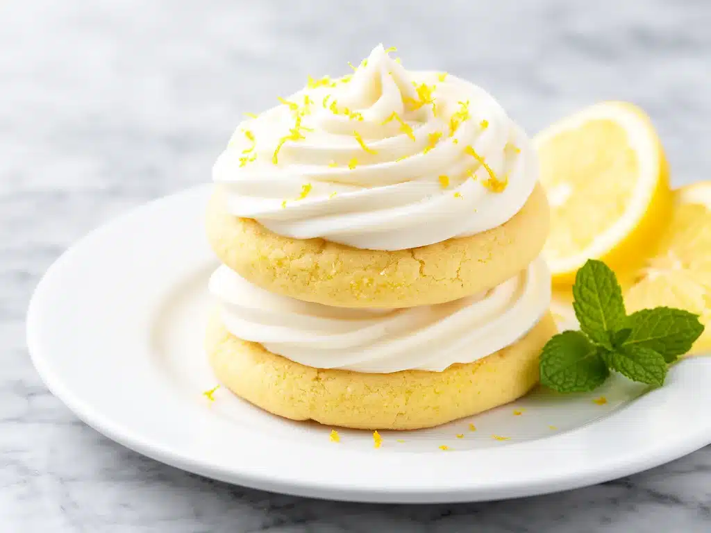 Home 4 soft frosted lemon cookies - featured image