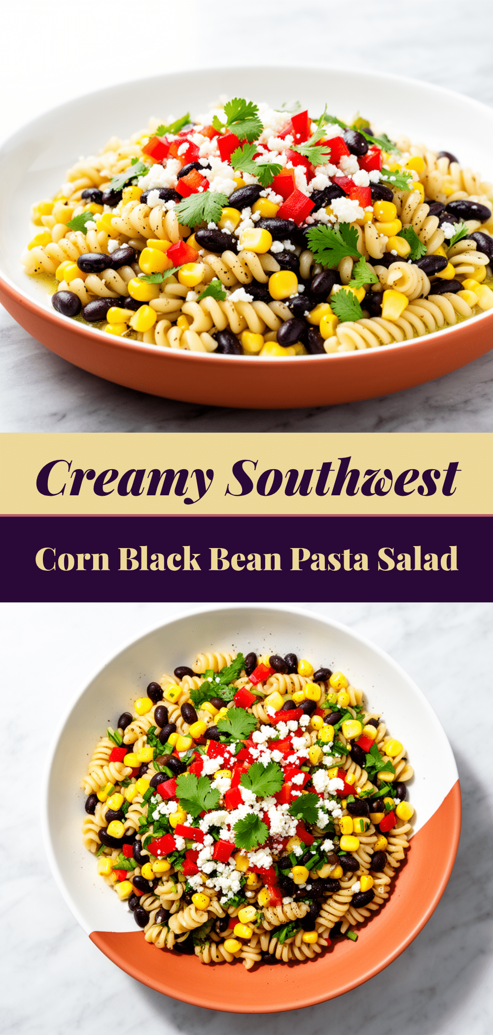 Southwest Corn and Black Bean Pasta Salad: Easy 15-Minute Weeknight Dinner 5 Southwest corn and black bean pasta salad recipe