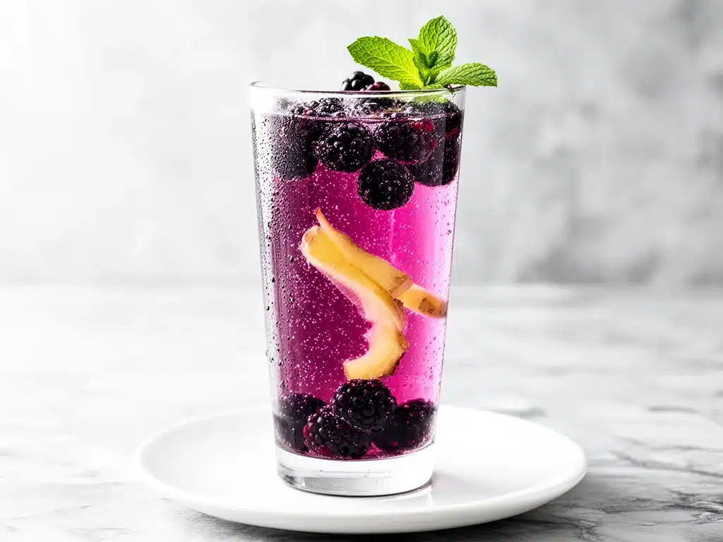 Home 4 Sparkling Blackberry Ginger Mocktail - featured image