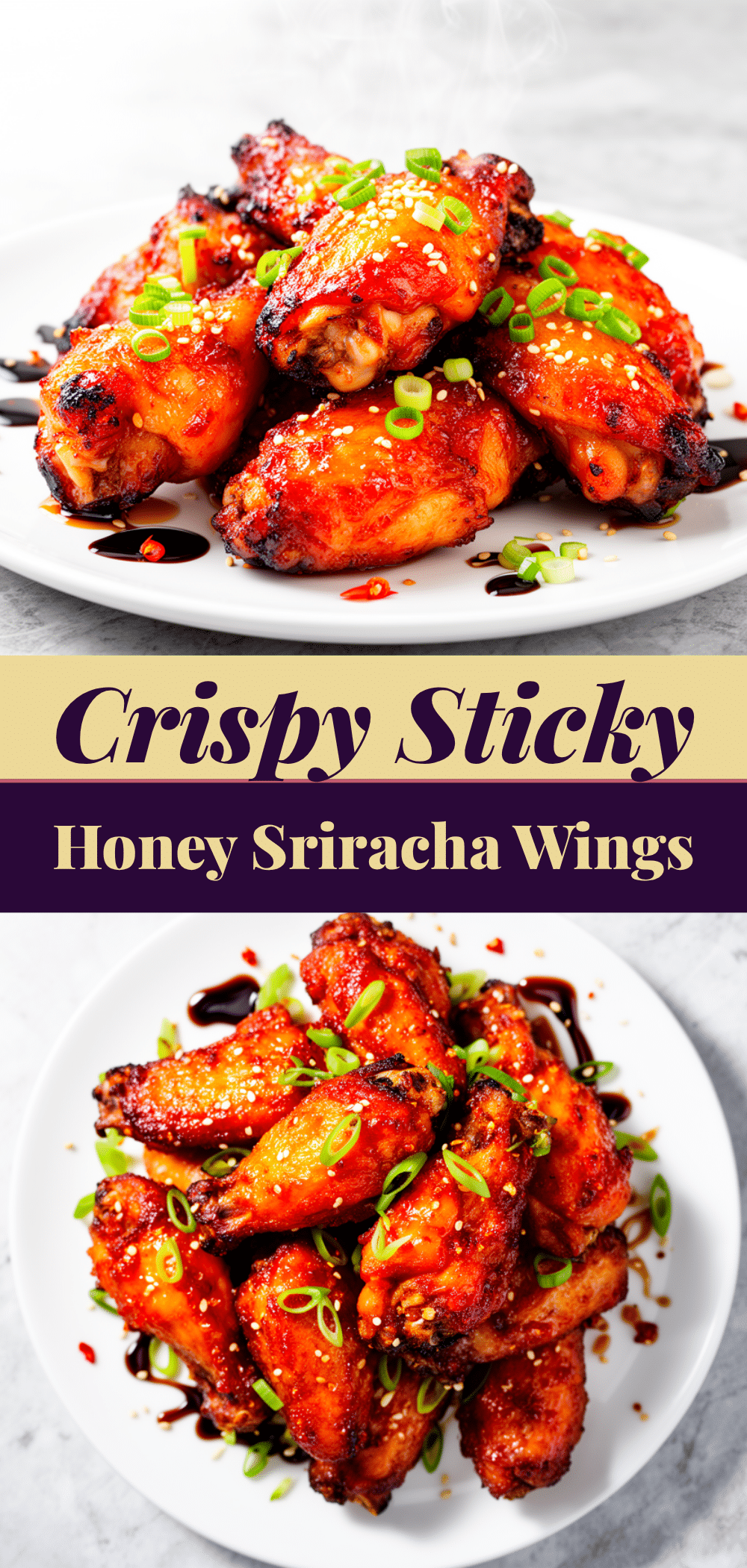 Sticky Honey Sriracha Chicken Wings: Easy 30-Min Appetizer 5 Sticky Honey Sriracha Chicken Wings recipe