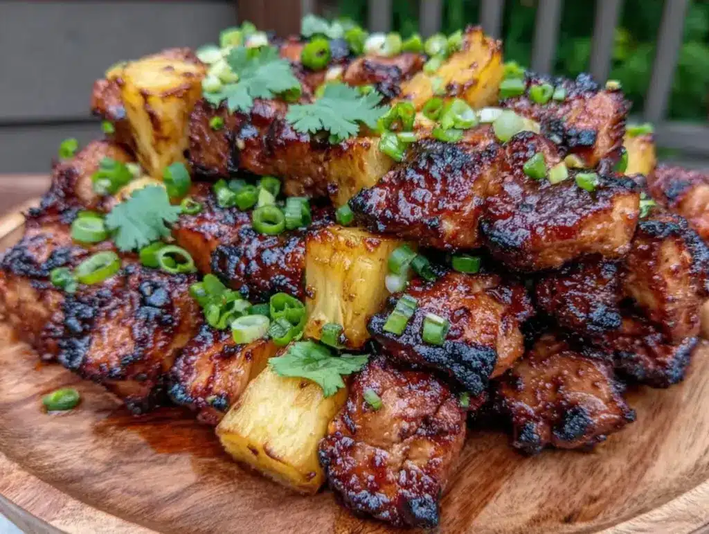 Teriyaki Pineapple Chicken Skewers - featured image