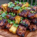 Teriyaki Pineapple Chicken Skewers - featured image