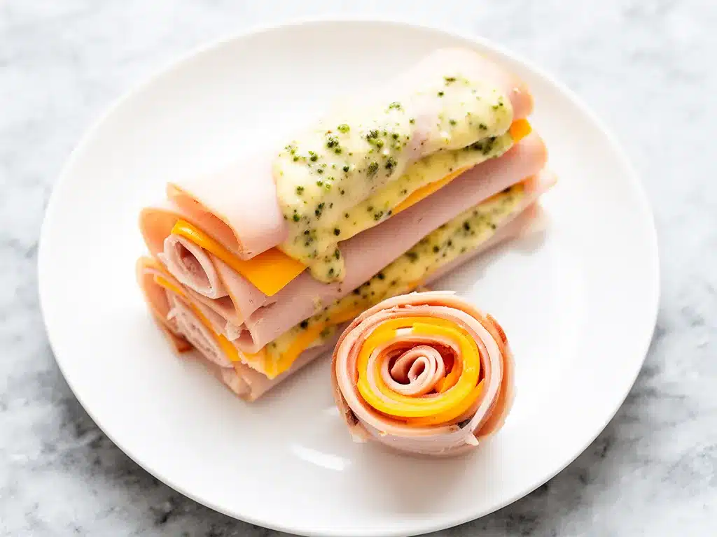 Back-to-School Turkey Ranch Cheddar Roll-Up Sticks 4 Turkey Ranch Cheddar Roll-Up Sticks preparation steps