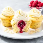 vanilla almond cupcakes - featured image