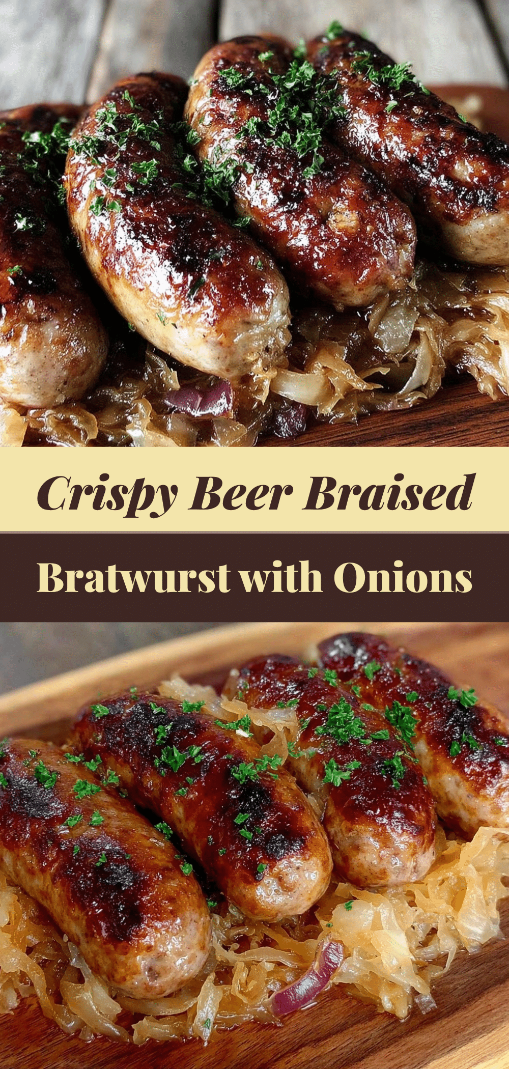 Beer Braised Bratwurst: 1 Trick for Crispy Skin 5 beer braised bratwurst recipe