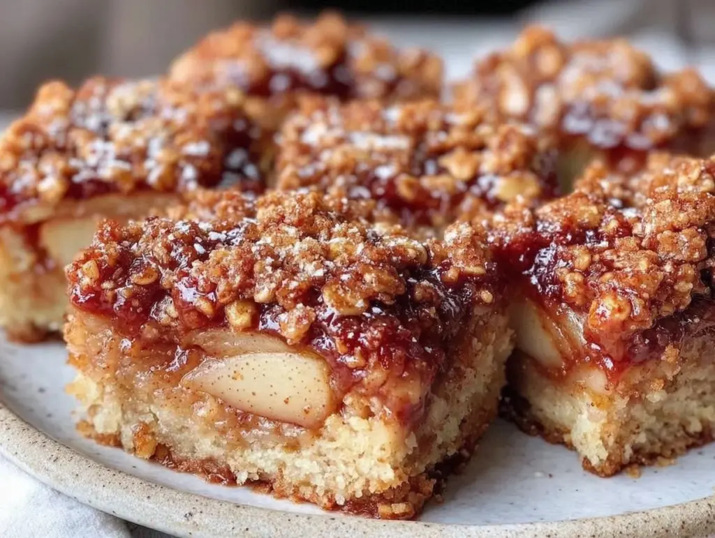 Home 4 chai spiced pear crumble bars - featured image