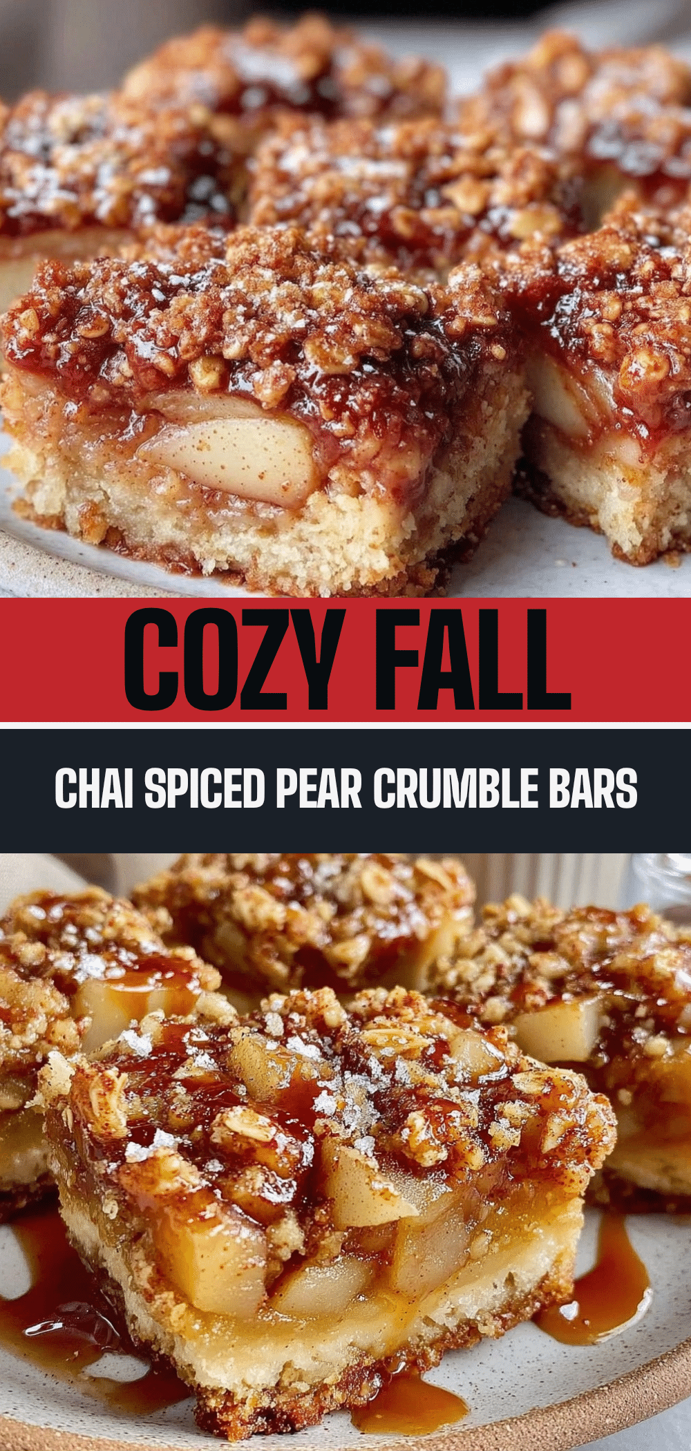 Chai Spiced Pear Crumble Bars: Easy 15-Min Dessert 5 chai spiced pear crumble bars recipe