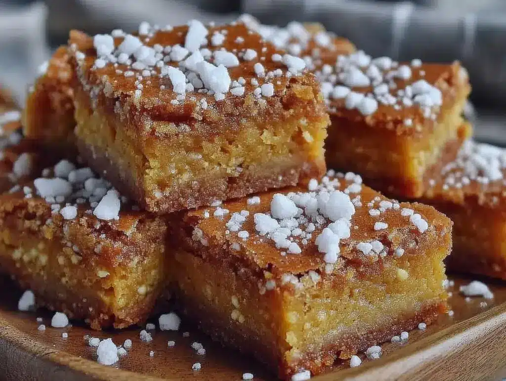 Home 1 chewy brown sugar snickerdoodle cookie bars - featured image
