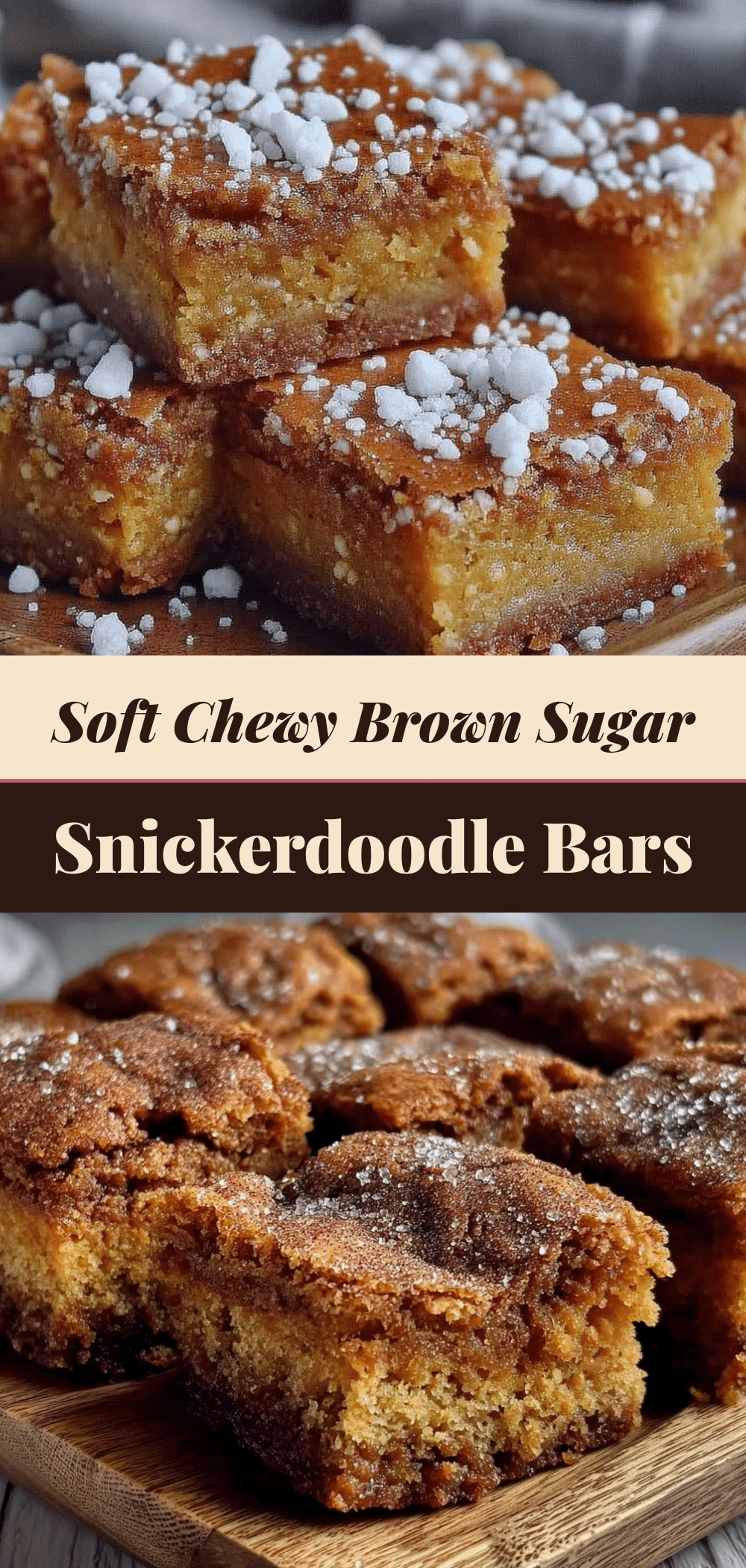 Chewy Brown Sugar Snickerdoodle Cookie Bars: Grandmas Best Cinnamon Crust Recipe 5 chewy brown sugar snickerdoodle cookie bars recipe