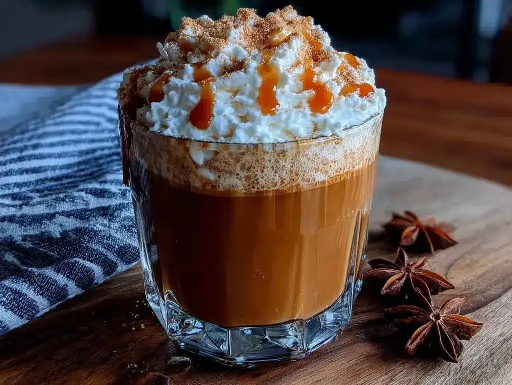 fall pumpkin spice latte - featured image