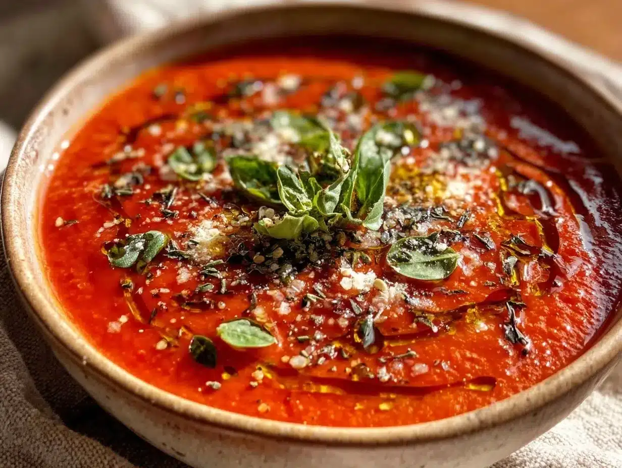 Fall Roasted Fresh Tomato Soup: Smoky Outdoor Recipe 4 fall roasted fresh tomato soup preparation steps