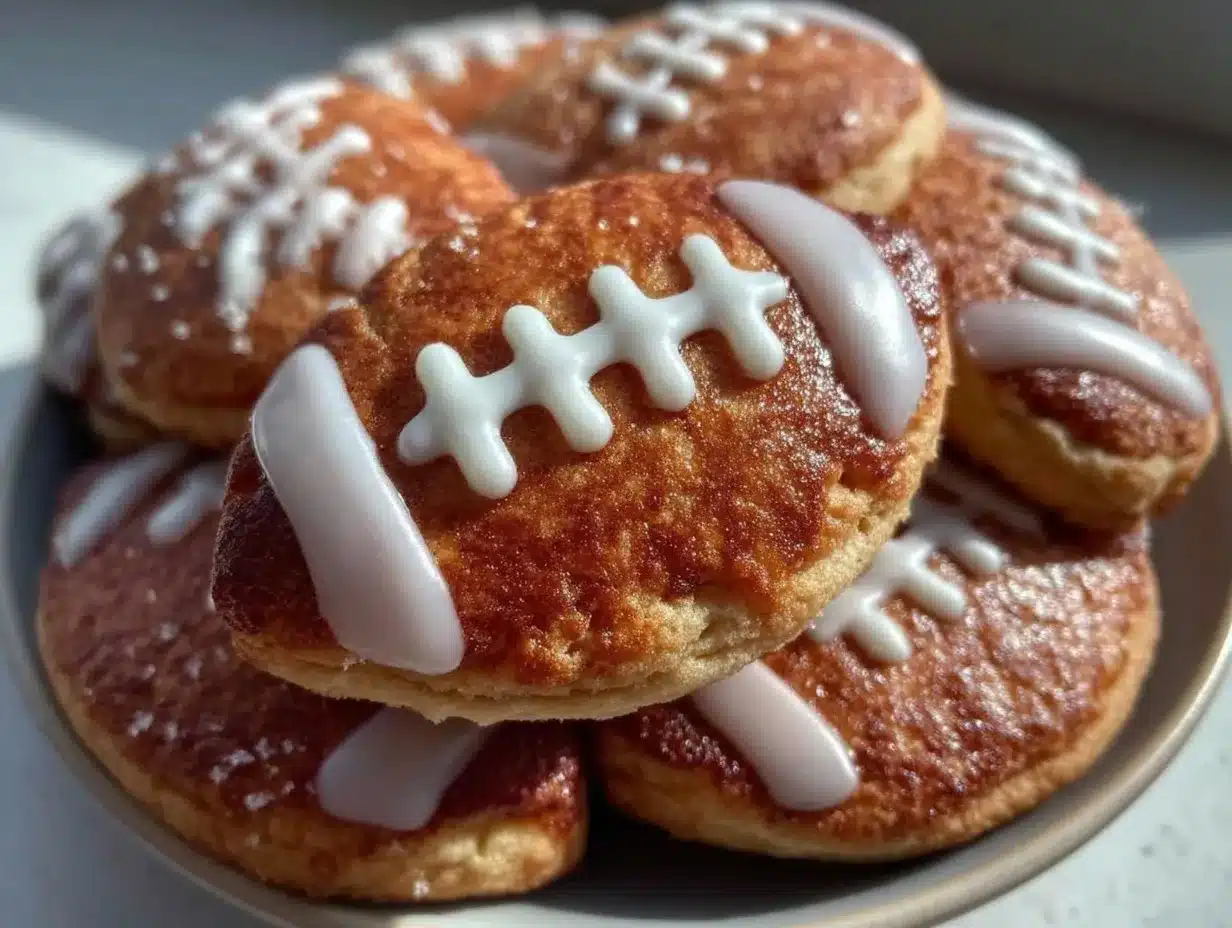 Football Sugar Cookies: Grill-Smoked Game Day Treats 4 football sugar cookies preparation steps