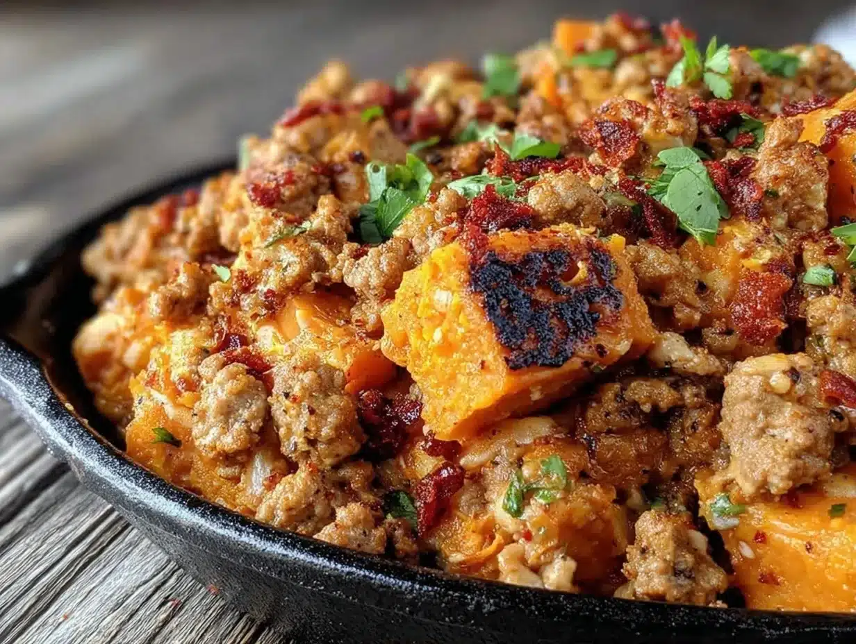 Ground Turkey Sweet Potato Skillet: 4 Easy Meals 4 ground turkey sweet potato skillet preparation steps