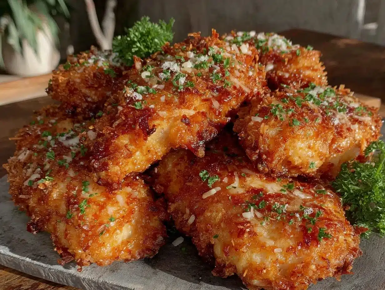 Home 5 keto crispy parmesan crusted chicken tenders - featured image
