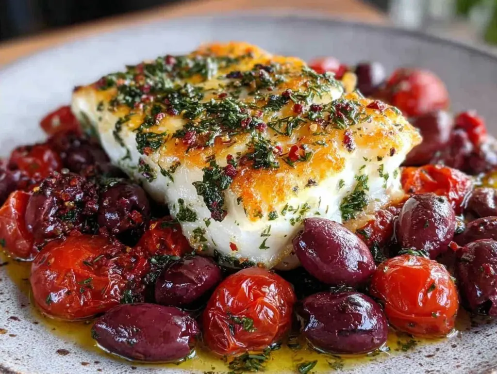 Home 2 Mediterranean baked cod - featured image