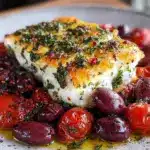 Mediterranean baked cod - featured image