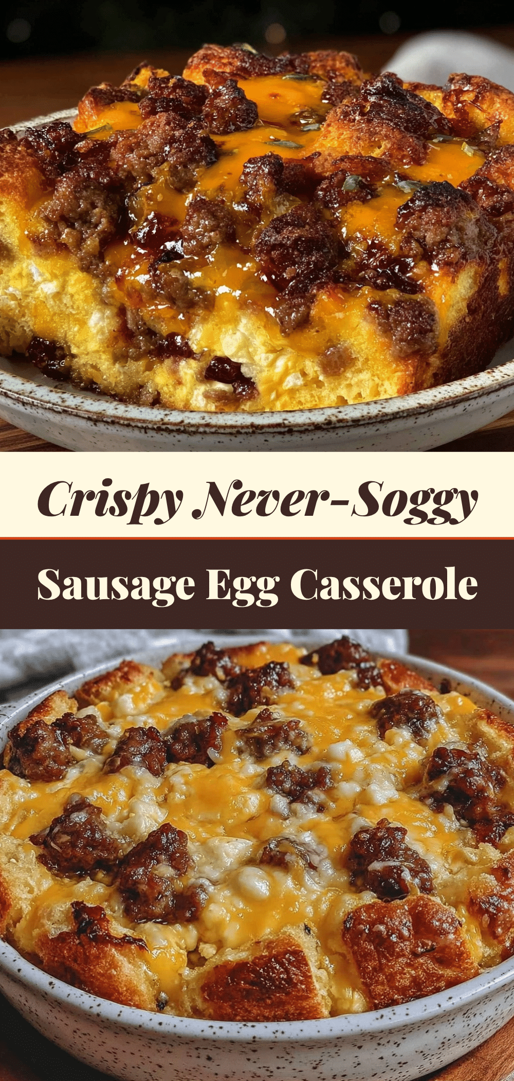 Never-Soggy Sausage and Egg Breakfast Casserole: Self-Care Recipe 5 never-soggy sausage and egg breakfast casserole recipe