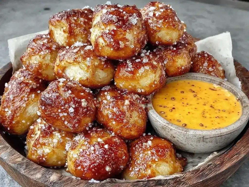 Home 2 Oktoberfest Bavarian soft pretzel bites - featured image