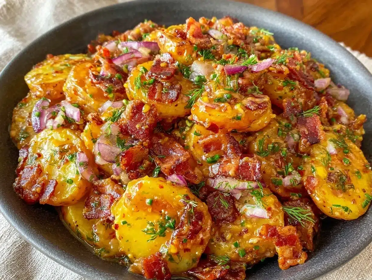 Oktoberfest German Potato Salad: Gentle Comfort for You 4 Oktoberfest German potato salad preparation steps