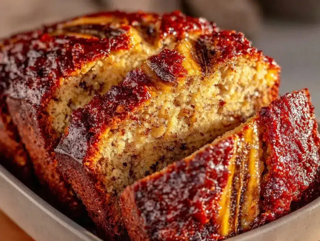 one-bowl banana bread - featured image