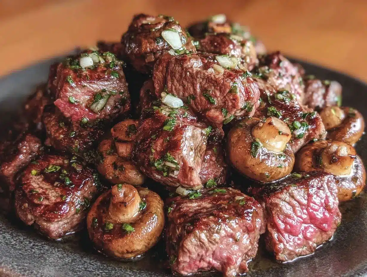 Paleo Garlic Butter Steak Bites: Easy Family Meal 4 Paleo Garlic Butter Steak Bites preparation steps