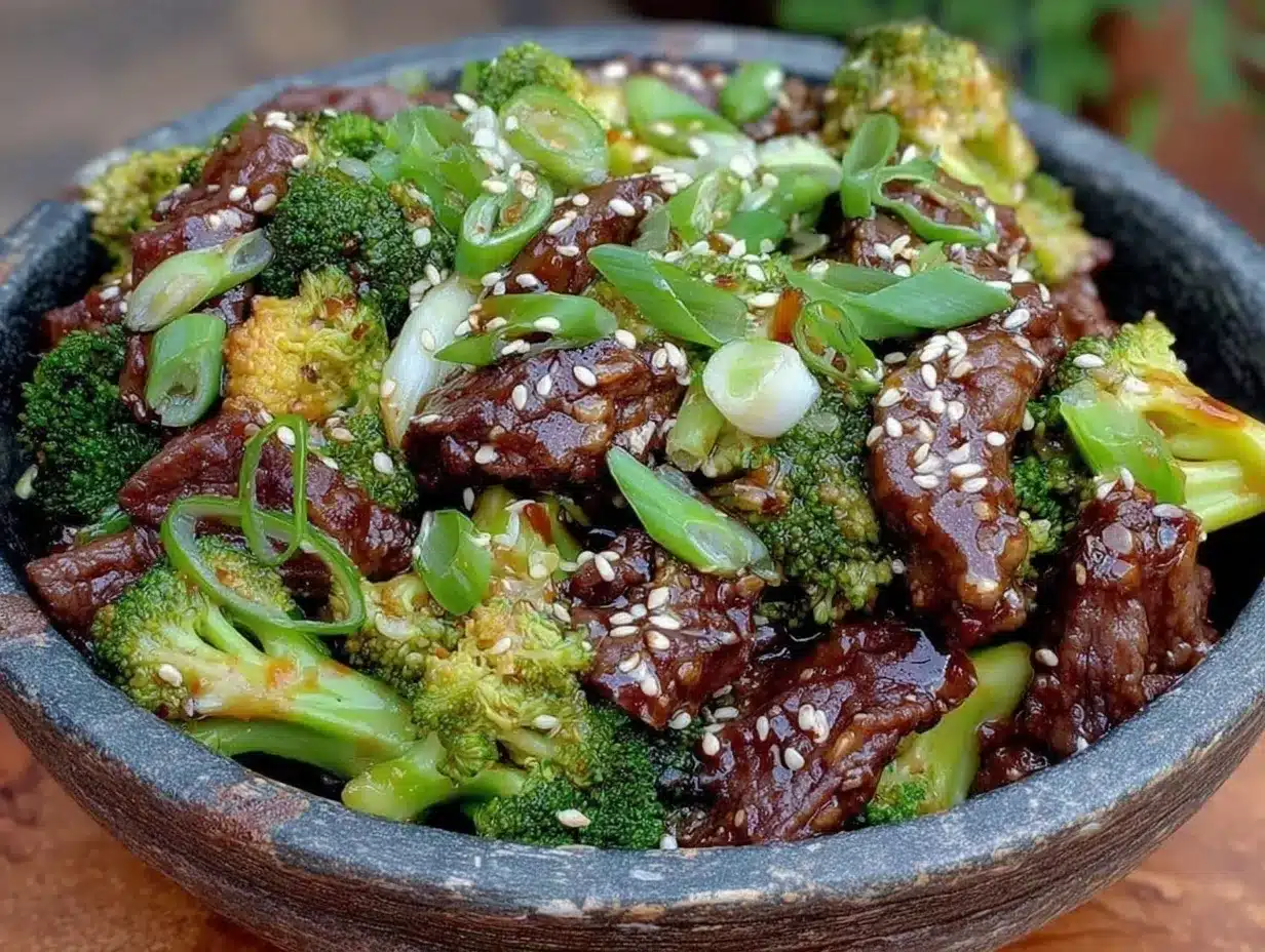 Sesame Garlic Beef and Broccoli: Better Than Takeout 4 sesame garlic beef and broccoli preparation steps