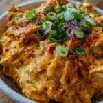 slow cooker buffalo chicken dip - featured image