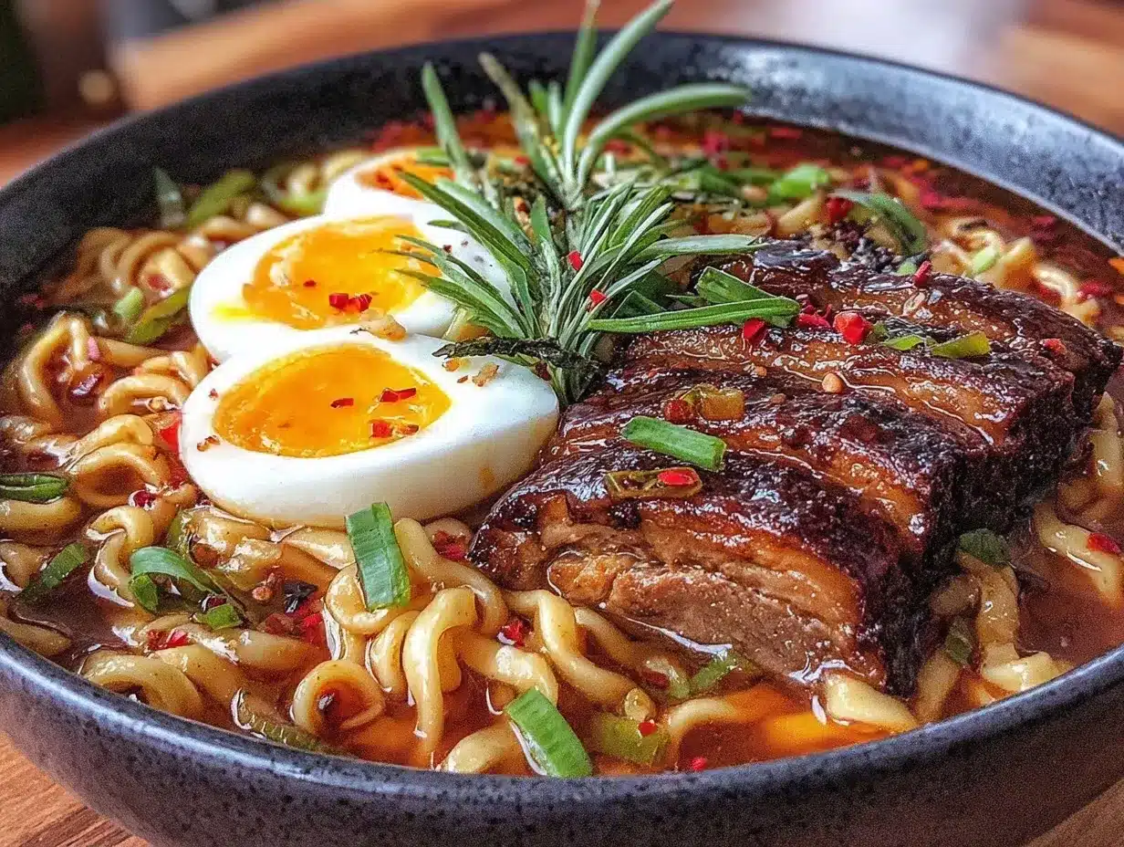 Spicy Miso Ramen with Jammy Eggs: Grandmas Cozy Weeknight Recipe 4 spicy miso ramen with jammy eggs preparation steps