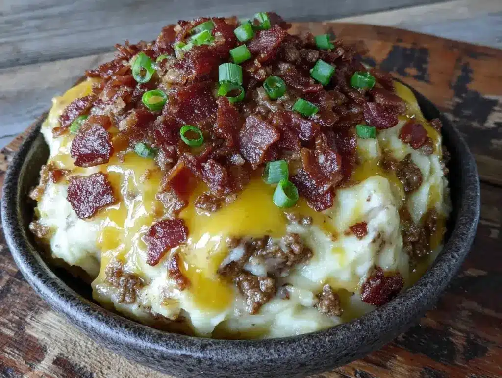 Home 3 Tailgate Cheeseburger Potato Soup - featured image
