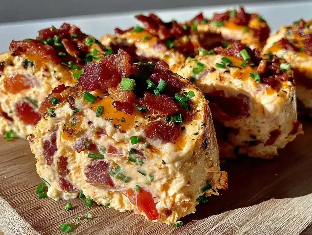 Home 1 Tailgate Cheesy Bacon Ranch Pinwheels - featured image