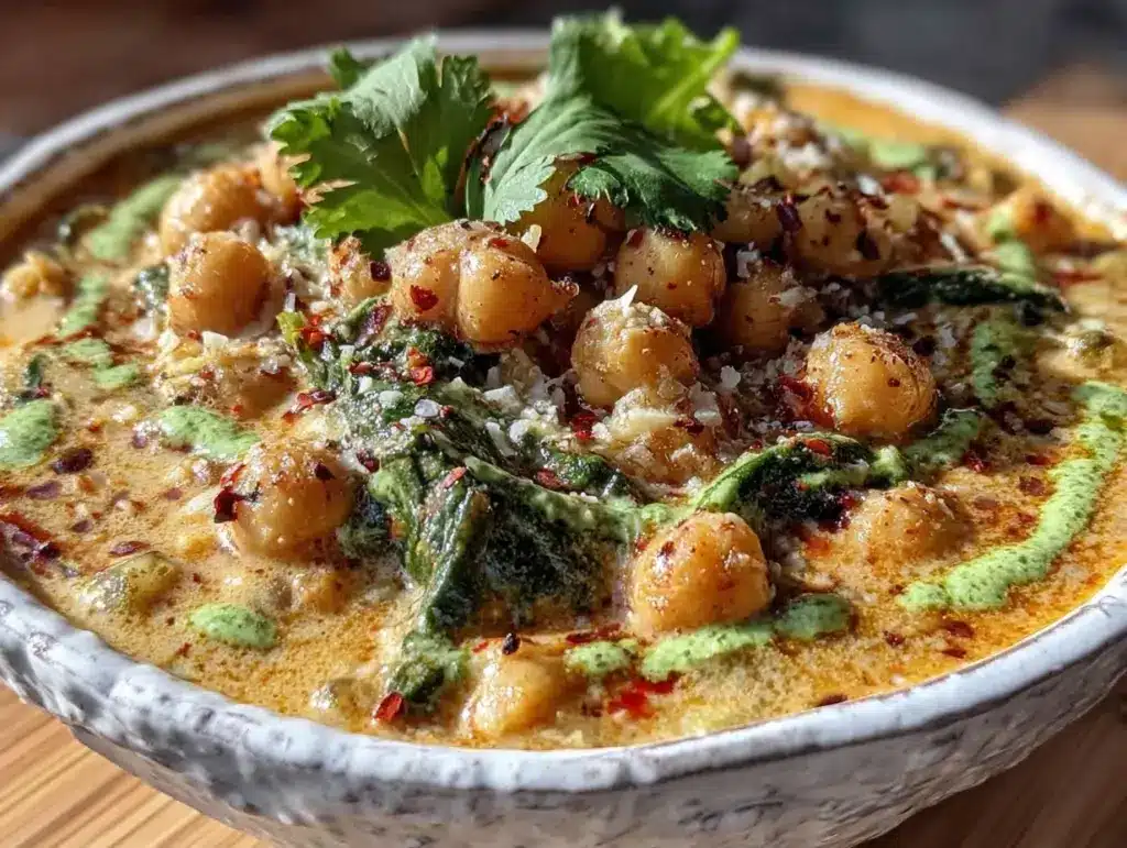 Home 1 vegan coconut chickpea curry - featured image