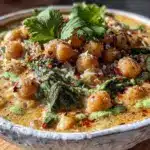 vegan coconut chickpea curry - featured image