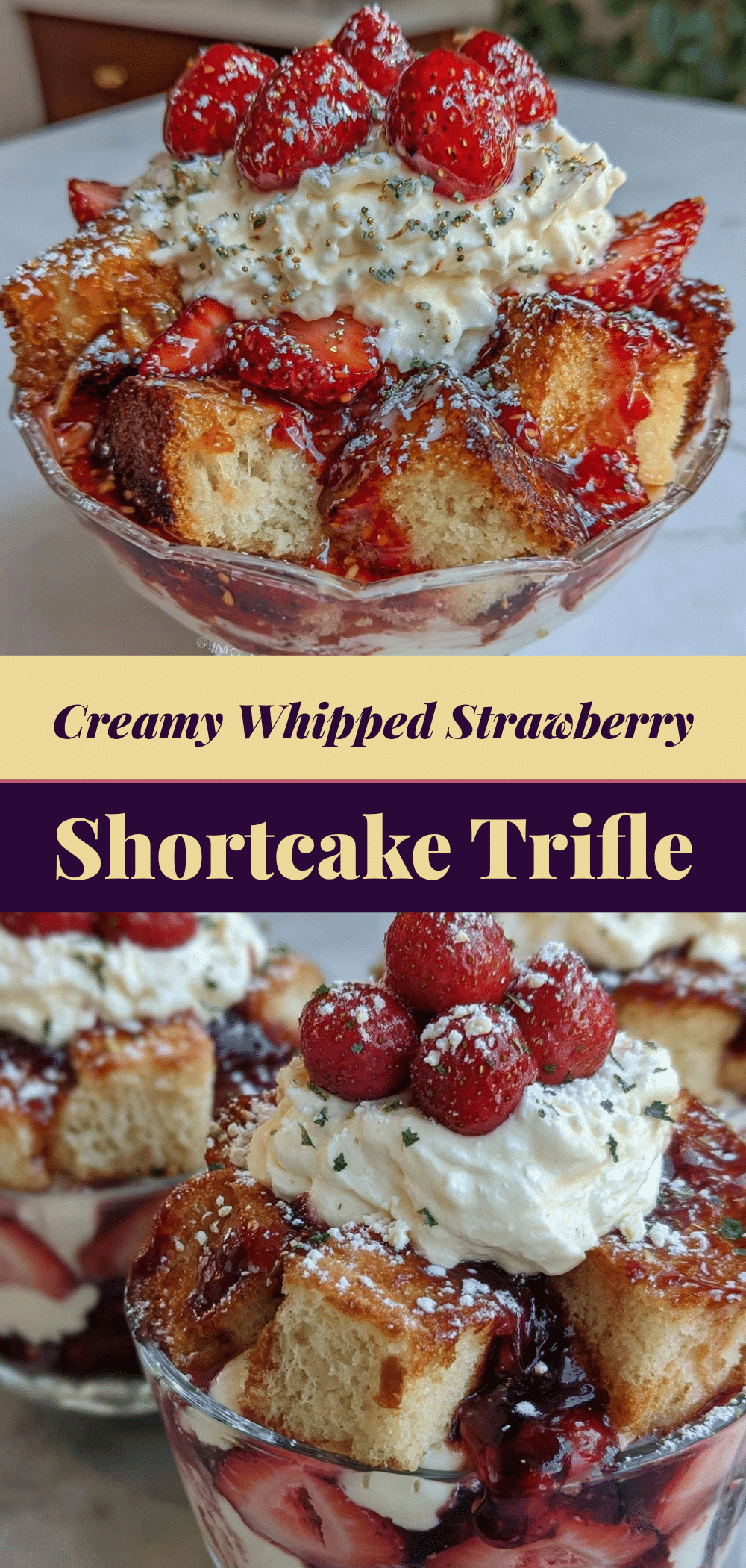 Whipped Strawberry Shortcake Trifle: Best Outdoor Dessert 5 whipped strawberry shortcake trifle recipe